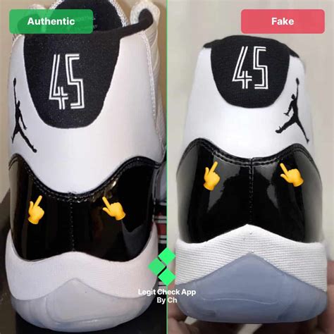 jordan 11 fake shoes|how to tell if jordan 11 concord.